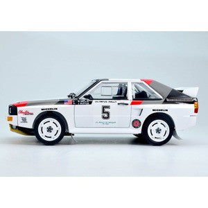 【新品即納】[PTM] (再販) 1/24 レーシングシリーズ アウディ スポーツクアトロ S1 1986 US オリンパスラリー プラモデル(PN24023) プラッツ/NuNu(20240822)