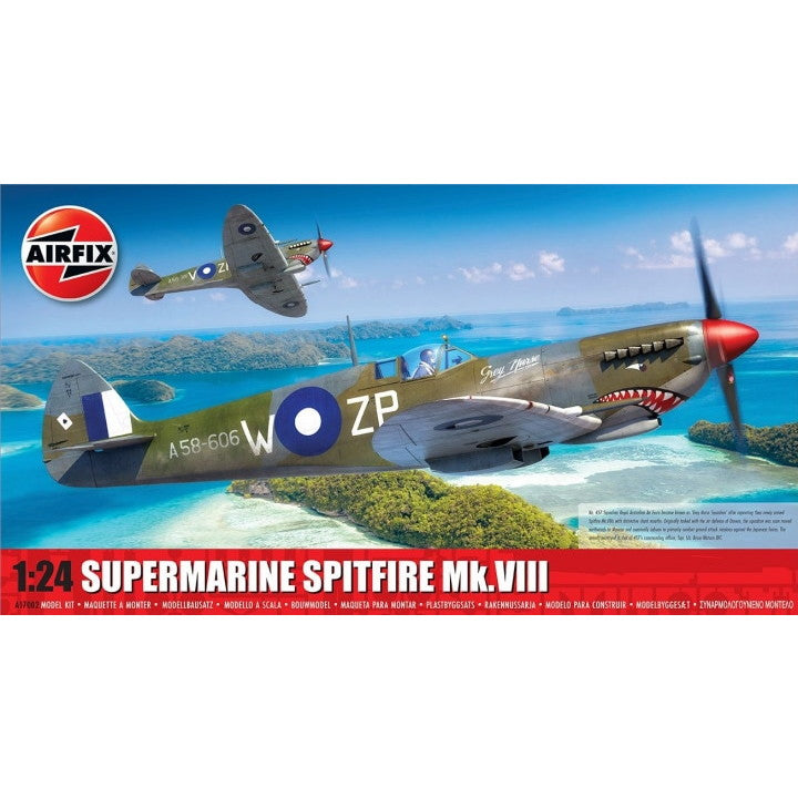 【新品即納】[PTM] 1/24 スーパーマリン スピットファイア Mk.VIII プラモデル(X17002) AIRFIX(エアフィックス)(20241222)