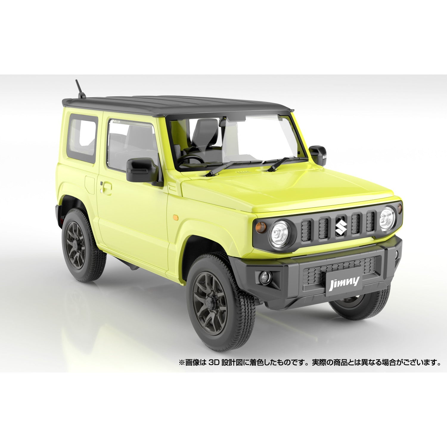 【新品即納】[PTM] 初回生産特典付属 楽プラ スナップカー No.3-KY 1/24 JB64 ジムニー 2018 キネティックイエロー プラモデル(065969) アオシマ(20241121)