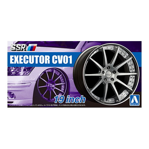 【新品即納】[PTM] (再販)ザ・チューンドパーツ No.13 1/24 SSR エグゼキューターCV01 19インチ プラモデル用アクセサリ(052525) アオシマ(20241231)