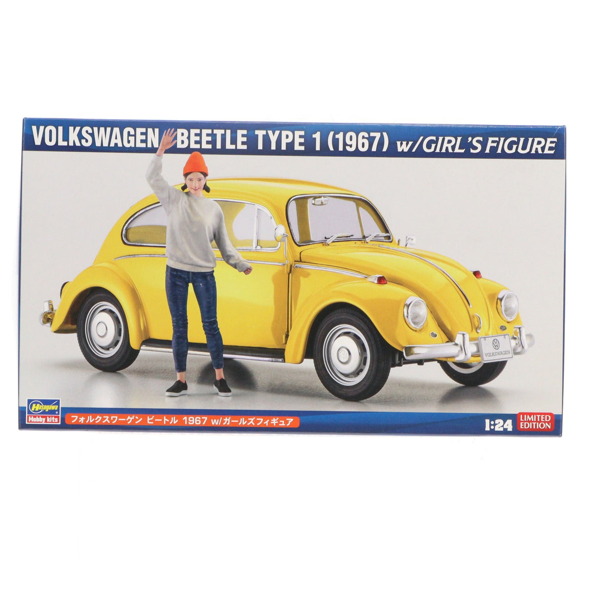 【新品】【お取り寄せ】[PTM] 1/24 フォルクスワーゲン ビートル 1967 w/ガールズフィギュア プラモデル(SP620) ハセガワ(20241030)