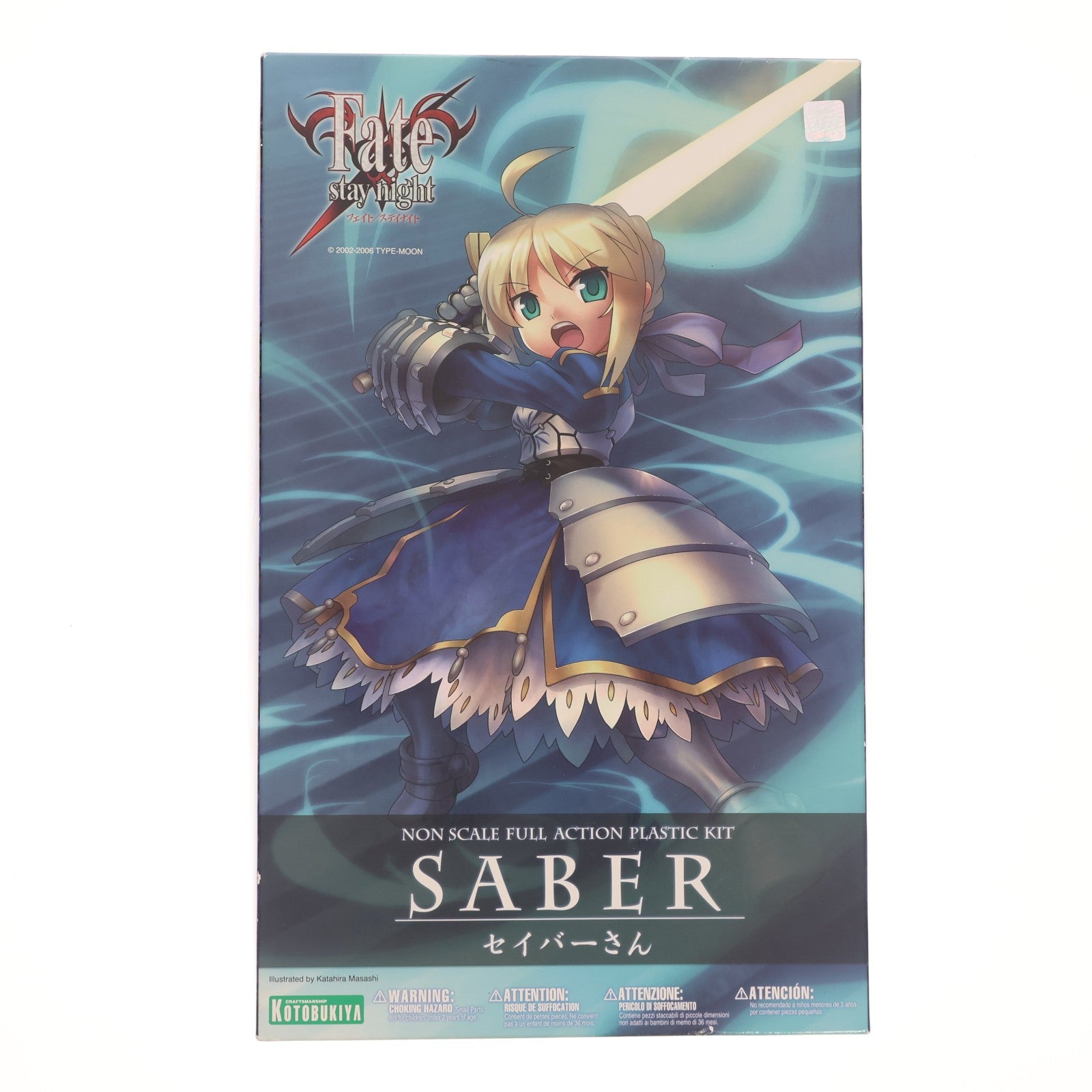 【中古即納】[PTM] セイバーさん Fate/stay night(フェイト/ステイナイト) プラモデル(KP156) コトブキヤ(20120229)