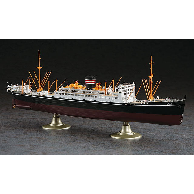 【新品即納】[PTM] (再販) 1/350 日本郵船 氷川丸(ひかわまる) プラモデル(Z28) ハセガワ(20241031)