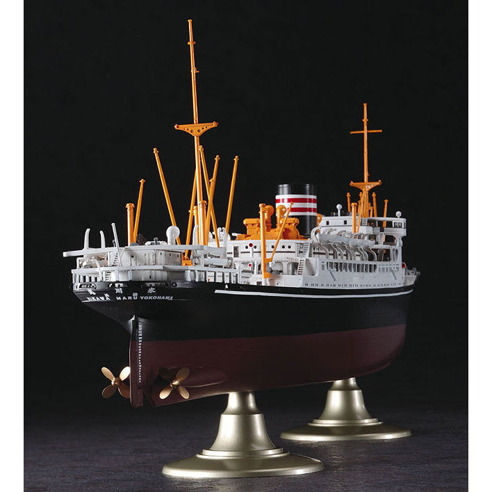 【新品即納】[PTM] (再販) 1/350 日本郵船 氷川丸(ひかわまる) プラモデル(Z28) ハセガワ(20241031)