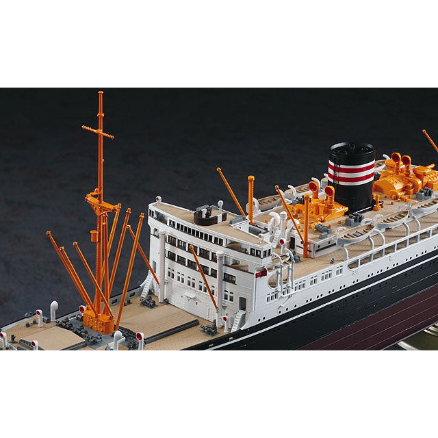 【新品即納】[PTM] (再販) 1/350 日本郵船 氷川丸(ひかわまる) プラモデル(Z28) ハセガワ(20241031)
