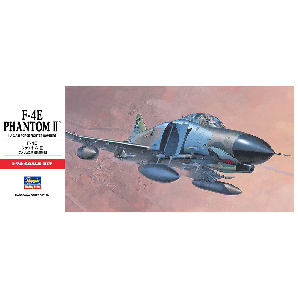 【新品即納】[PTM] (再販) 1/72 F-4E ファントムII プラモデル(C2) ハセガワ(20241031)
