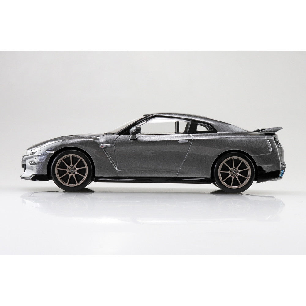 【新品即納】[PTM] 初回生産特典付属 楽プラ スナップキットNo.03-DM 1/32 ニッサン R35 NISSAN GT-R 2024(ダークメタルグレー) プラモデル(065495) アオシマ(20241231)