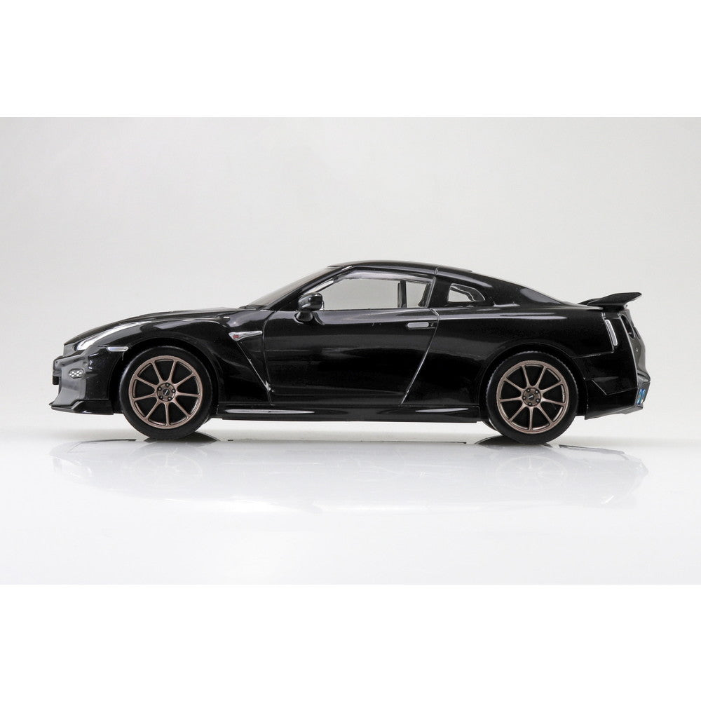 【新品即納】[PTM] 初回生産特典付属 楽プラ スナップキットNo.03-MB 1/32 ニッサン R35 NISSAN GT-R 2024(メテオフレークブラックパール) プラモデル(068915) アオシマ(20241231)
