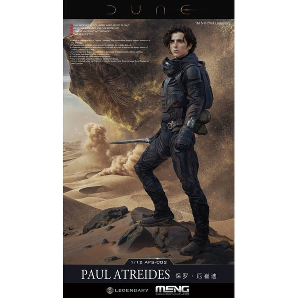 【新品即納】[PTM] (再販) 『デューン』 1/12 ポール・アトレイデス DUNE/デューン 砂の惑星 プラモデル(MAFS002) MENG Model(モンモデル) (20241031)