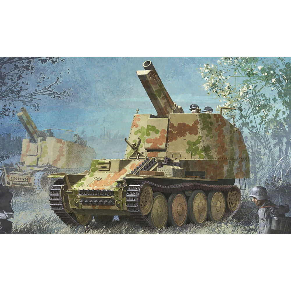 【新品即納】[PTM] 1/35 WW.II ドイツ軍 15cm 自走重歩兵砲 グリレK型 マジックトラック/アルミ砲身付属 プラモデル(DR6429MT) DRAGON(ドラゴン) (20240930)