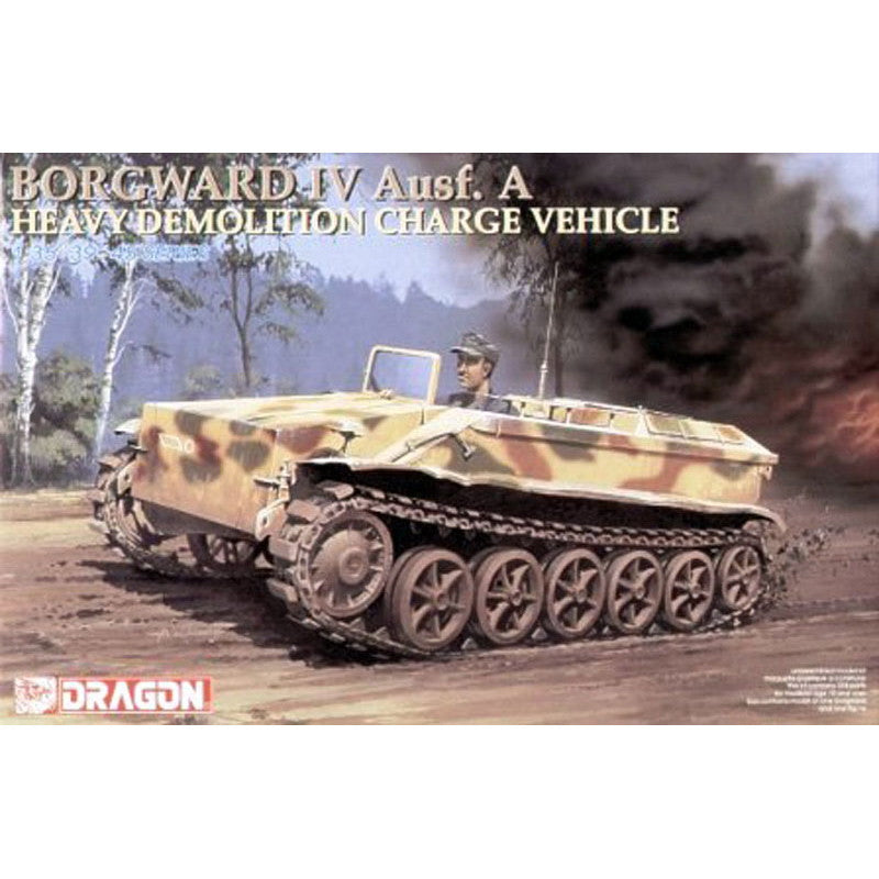 【新品即納】[PTM] (再販) 1/35 WW.II ドイツ軍 ボルグヴァルド IV Ausf.A 重爆薬運搬車 プラモデル(DR6101) DRAGON(ドラゴン) (20240930)