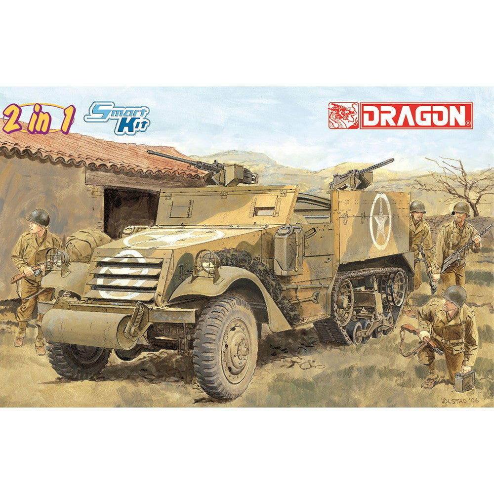 【新品即納】[PTM] (再販) 1/35 WW.II アメリカ軍 M2/M2A1ハーフトラック(スマートキット) プラモデル(DR6329) DRAGON(ドラゴン) (20240930)