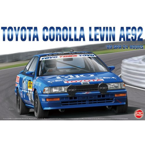 【新品即納】[PTM] (再販) 1/24レーシングシリーズ トヨタ カローラ レビン AE92 1989 スパ24時間レース マスキングシート付き プラモデル(PN24016MSK) プラッツ/NuNu(20240313)