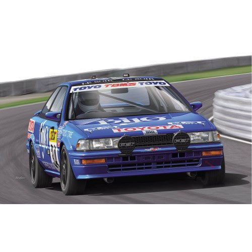 【新品即納】[PTM] (再販) 1/24レーシングシリーズ トヨタ カローラ レビン AE92 1989 スパ24時間レース マスキングシート付き プラモデル(PN24016MSK) プラッツ/NuNu(20240313)
