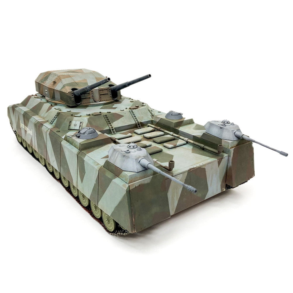 【新品即納】[PTM] 1/72 ドイツ軍 陸上巡洋艦 P.1000ラーテ シャルンホスト砲塔 1944年改装 プラモデル(47066) ロケットモデルズ(20241031)