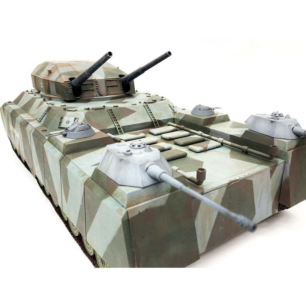 【新品即納】[PTM] 1/72 ドイツ軍 陸上巡洋艦 P.1000ラーテ シャルンホスト砲塔 1944年改装 プラモデル(47066) ロケットモデルズ(20241031)