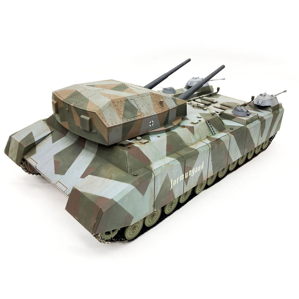 【新品即納】[PTM] 1/72 ドイツ軍 陸上巡洋艦 P.1000ラーテ シャルンホスト砲塔 1944年改装 プラモデル(47066) ロケットモデルズ(20241031)