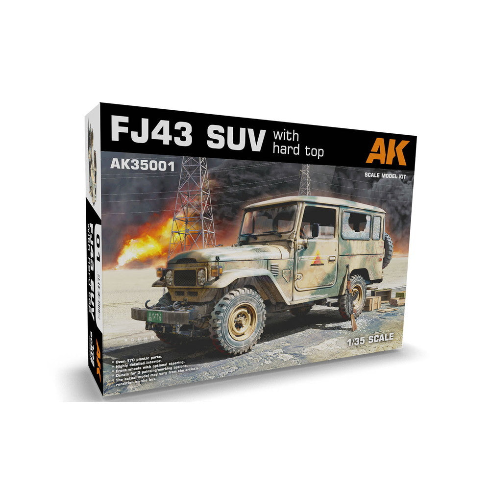 【新品即納】[PTM] (再販) 1/35 現用小型四輪駆動SUV ミリタリー仕様 ハードトップ装備 プラモデル(AK35001) AKインタラクティブ(20240930)