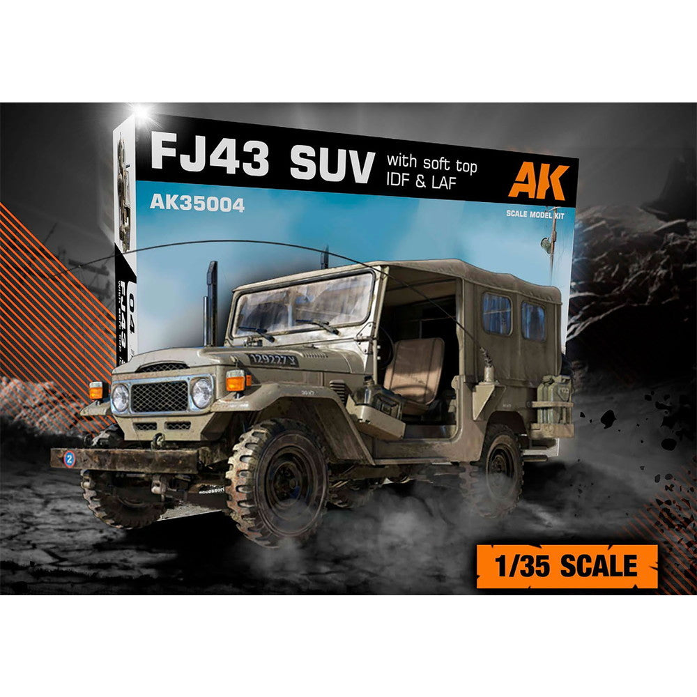 【新品即納】[PTM] (再販) 1/35 現用小型四輪駆動ソフトトップ付きミリタリー仕様車 IDF/LAFタイプ プラモデル(AK35004) AKインタラクティブ(20240930)