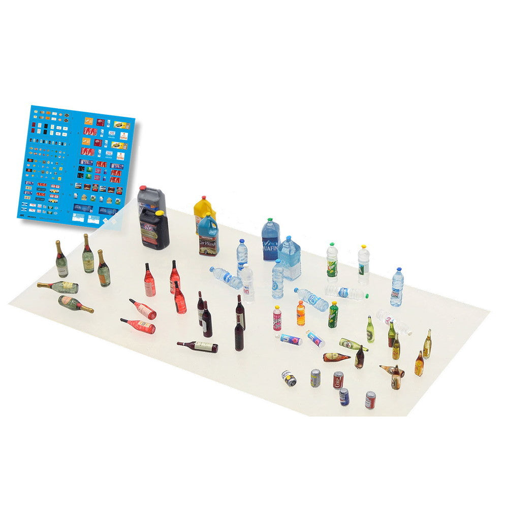 【新品即納】[PTM] (再販) 1/35 情景アクセサリー ボトル & 缶 セット プラモデル用アクセサリ(AK35018) AKインタラクティブ(20240822)