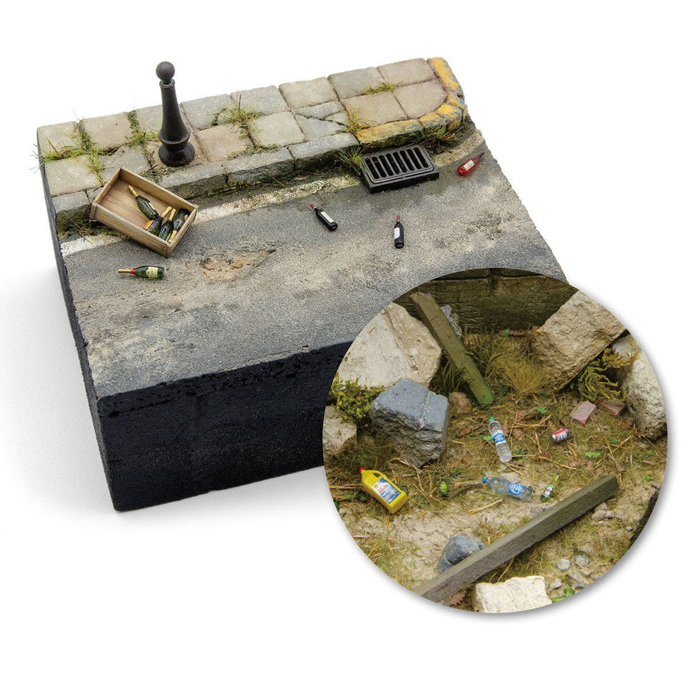 【新品即納】[PTM] (再販) 1/35 情景アクセサリー ボトル & 缶 セット プラモデル用アクセサリ(AK35018) AKインタラクティブ(20240822)