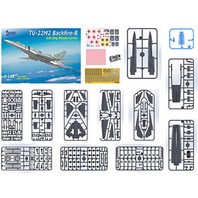 【新品即納】[PTM] 1/144 露・ツポレフTu-22M2バックファイアB可変翼ミサイル爆撃機 プラモデル(UL14001) Litaki MODEL KIT(リタキモデルキット) (20241031)