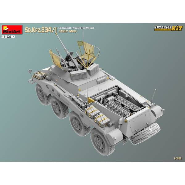【新品即納】[PTM] 1/35 Sd.Kfz.234/1重装甲兵員輸送車 初期型 インテリアキット プラモデル(MA35410) MiniArt(ミニアート)(20241231)