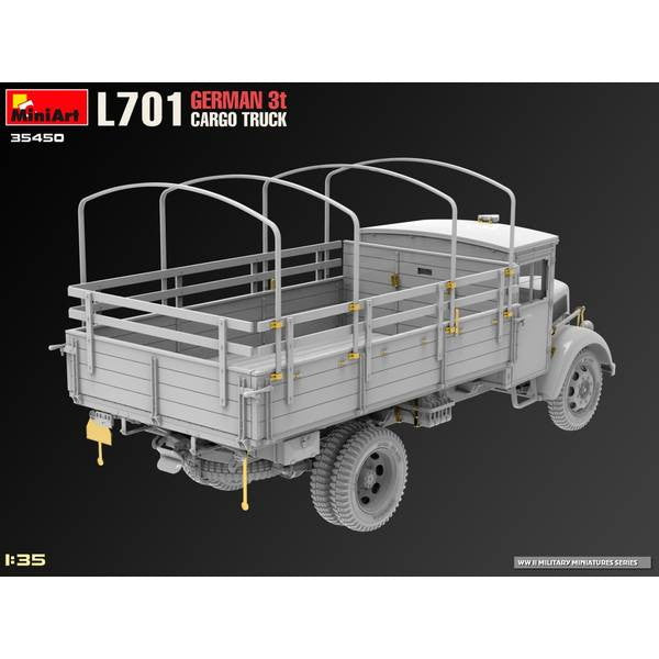【新品即納】[PTM] 1/35 L701 ドイツ製3t貨物トラック プラモデル(MA35450) MiniArt(ミニアート)(20241231)