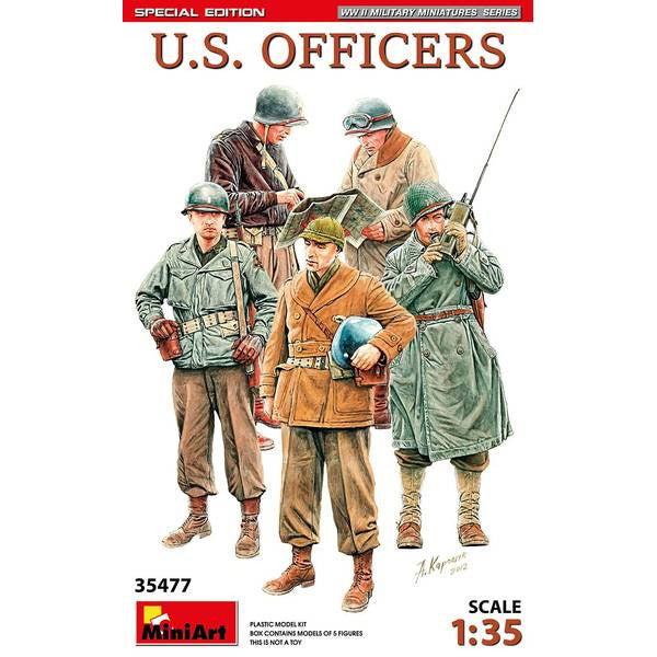 【新品即納】[PTM] 1/35 米軍将校 特別版 フィギュア5体入 プラモデル(MA35477) MiniArt(ミニアート)(20241231)