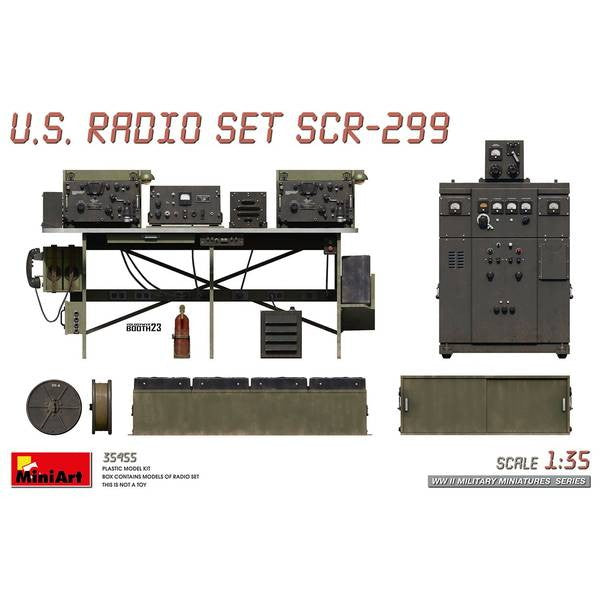 【新品即納】[PTM] 1/35 米国無線通信機 SCR-299 プラモデル(MA35455) MiniArt(ミニアート)(20241231)