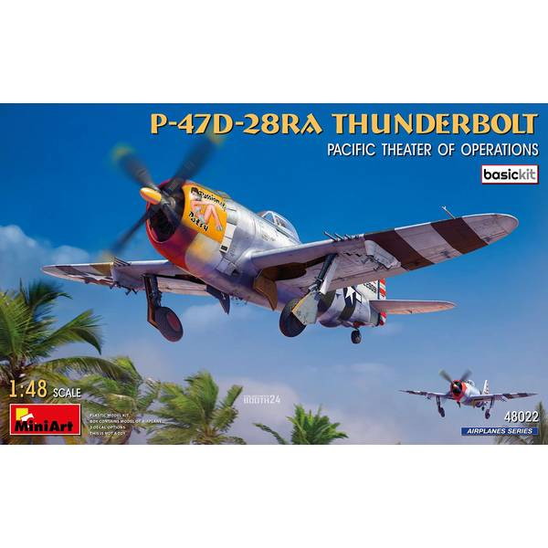 【新品即納】[PTM] 1/48 P-47D-28RAサンダーボルト 太平洋作戦域 ベーシックキット プラモデル(MA48022) MiniArt(ミニアート)(20241231)