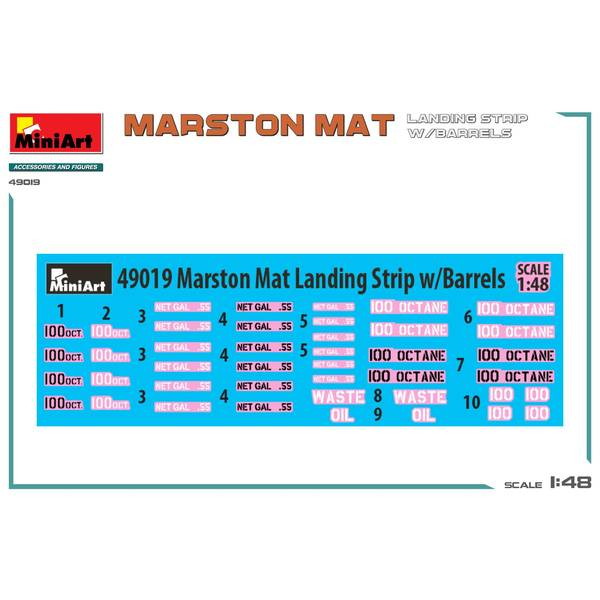 【新品即納】[PTM] 1/48 マーストン・マット 着陸帯 オイル缶12個付 プラモデル用アクセサリ(MA49019) MiniArt(ミニアート)(20241231)