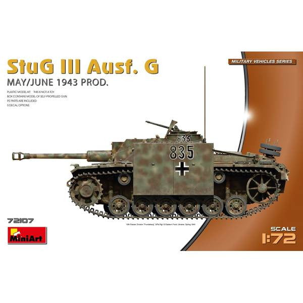 【新品即納】[PTM] 1/72 III号突撃砲 1943年5月/6月 プラモデル(MA72107) MiniArt(ミニアート)(20241231)