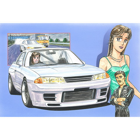 【新品即納】[PTM] 1/24 湾岸ミッドナイトシリーズ No.3 日産 スカイライン GT-R(R32)零奈(れいな) プラモデル(172002) フジミ模型(FUJIMI)(20241117)