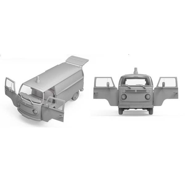【新品即納】[PTM] 1/35 1972 ワンボックスカー コマーシャルバンタイプ プラモデル(AK35024) AKインタラクティブ(20241231)
