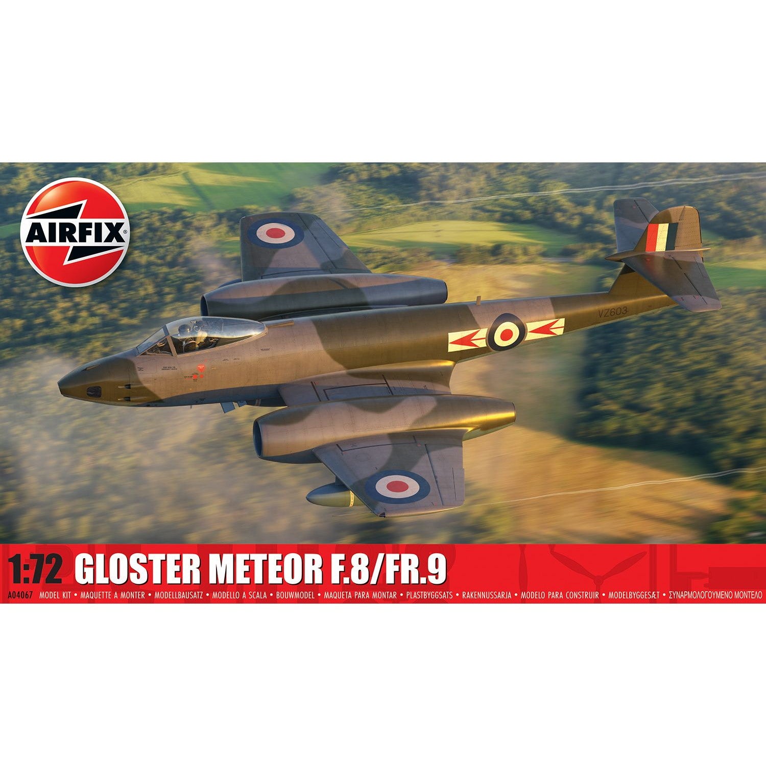 【新品即納】[PTM] 1/72 グロスター ミーティア F.8/FR.9 プラモデル(X4067) AIRFIX(エアフィックス)(20250228)