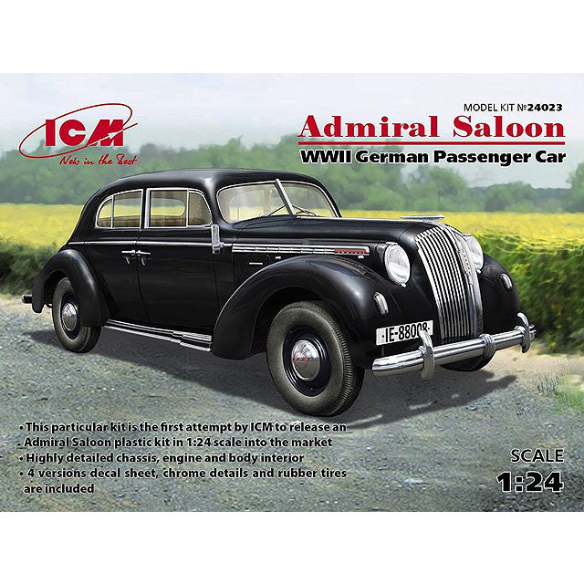 【新品即納】[PTM] (再販) 1/24 ドイツ アドミラルサルーン乗用車 プラモデル(24023) ICM(20241130)