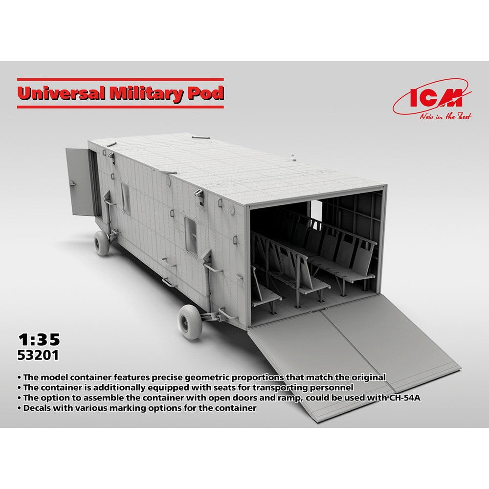 【新品即納】[PTM] 1/35 ユニバーサルミリタリーポッド プラモデル(53201) ICM(20241130)