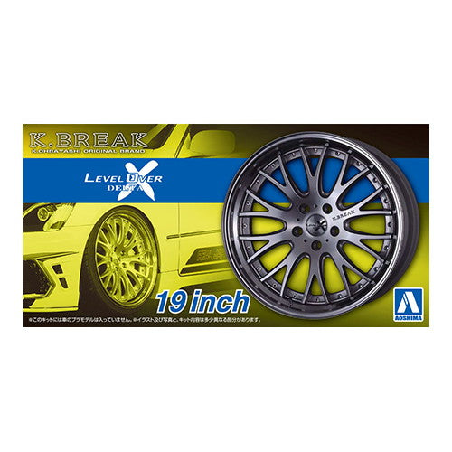 【新品】【お取り寄せ】[PTM] (再販) ザ・チューンドパーツ No.102 1/24 K-BREAK レベルオーバー デルタクロス 19インチ プラモデル用アクセサリ(061152) アオシマ(20250131)