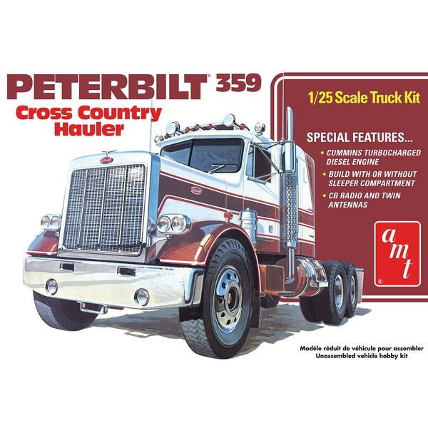 【新品即納】[PTM] 1/25 ピータービルト359 クロスカントリーハウラー プラモデル(AMT1477) AMT(20241130)