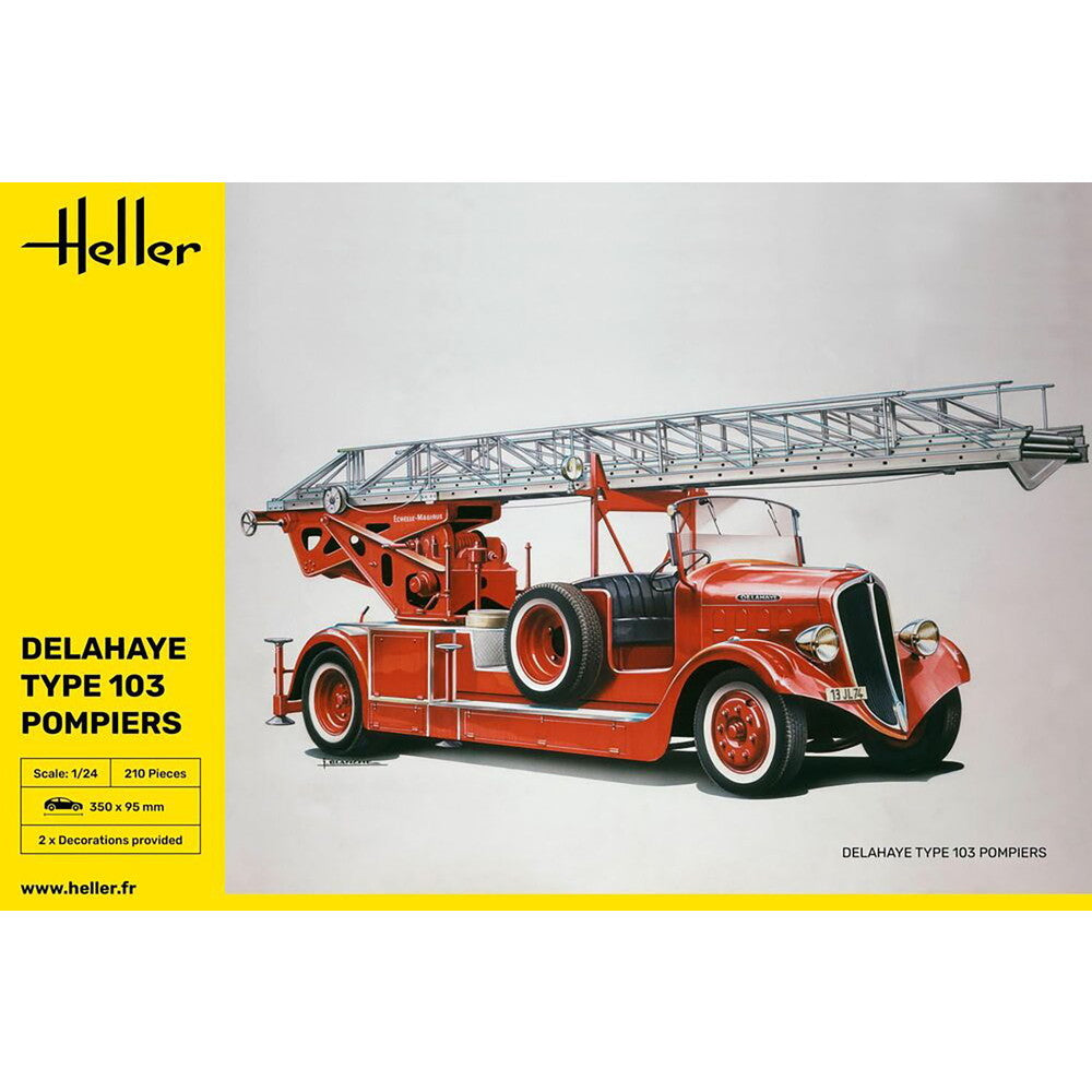 【新品即納】[PTM] 1/24 ドライエ タイプ 103 消防車 プラモデル(HE80780) Heller(エレール)(20241009)