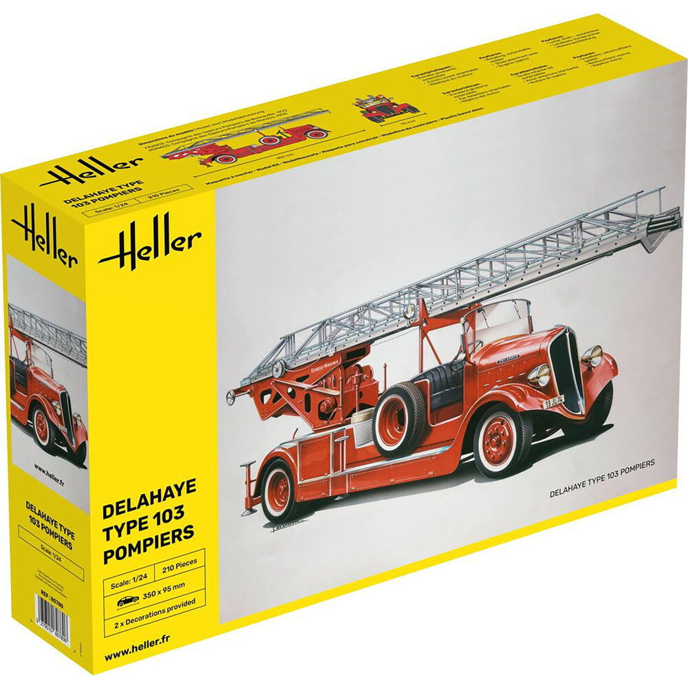 【新品即納】[PTM] 1/24 ドライエ タイプ 103 消防車 プラモデル(HE80780) Heller(エレール)(20241009)