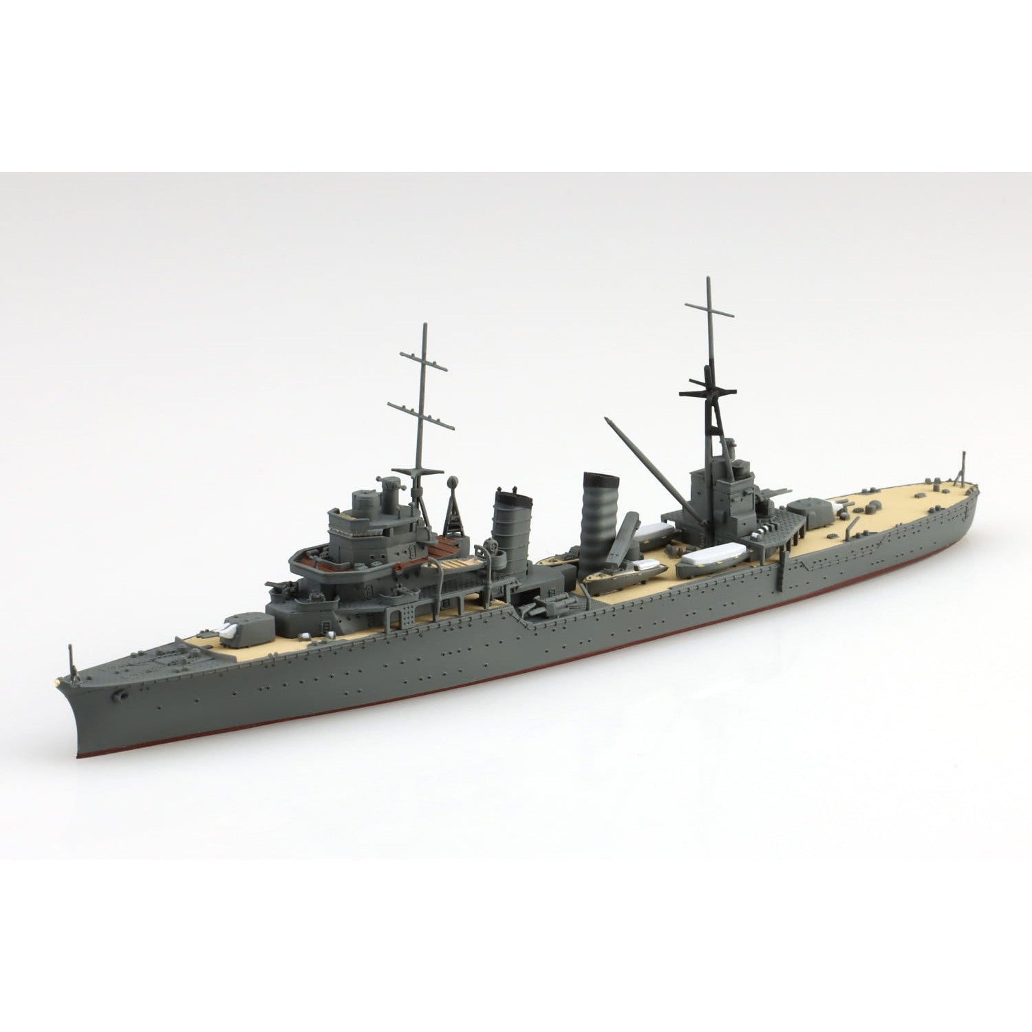 【新品】【お取り寄せ】[PTM] 1/700 ウォーターライン No.356 日本海軍 軽巡洋艦 香椎 プラモデル(067420) アオシマ(20241213)