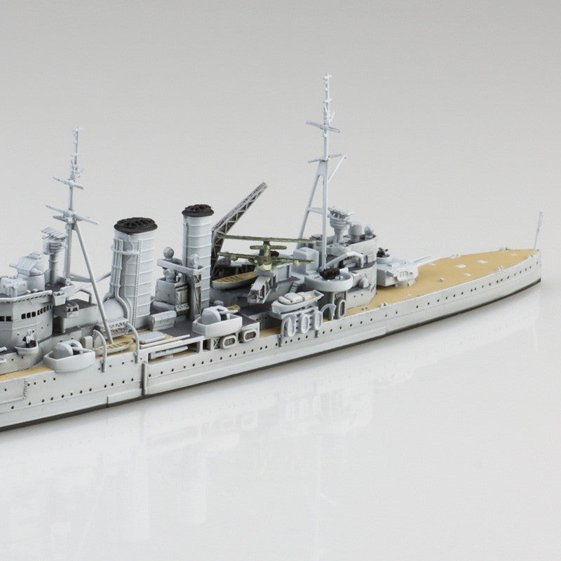 【新品即納】[PTM] 1/700 ウォーターライン No.807 英国海軍 重巡洋艦 エクセター プラモデル(067543) アオシマ(20241214)