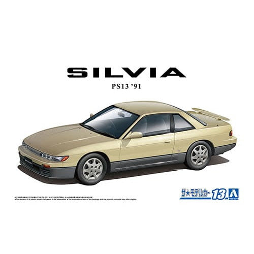 【新品即納】[PTM] (再販) ザ・モデルカー No.13 1/24 ニッサン PS13 シルビア K's ダイヤ・パッケージ '91 プラモデル(069929) アオシマ(20251031)