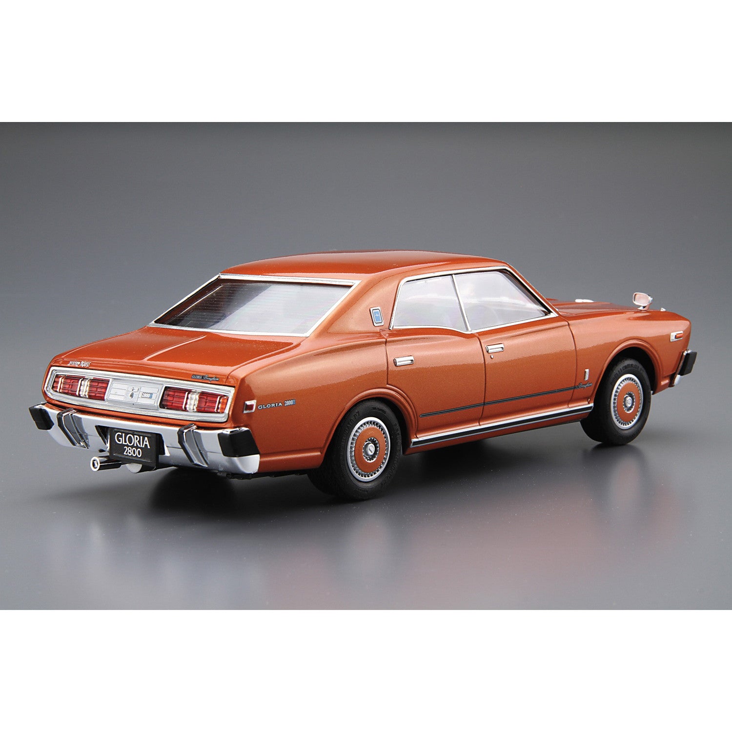 【新品即納】[PTM] ザ・モデルカー No.53 1/24 ニッサン P332 セドリック/グロリア 4HT280Eブロアム '78 プラモデル(069936) アオシマ(20241211)