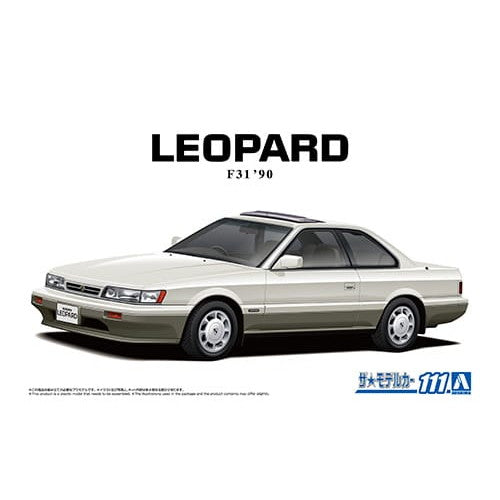 【新品即納】[PTM] (再販) ザ・モデルカー No.111 1/24 ニッサン UF31 レパード アルティマ V30 ツインカムターボ '90 プラモデル(069943) アオシマ(20250831)