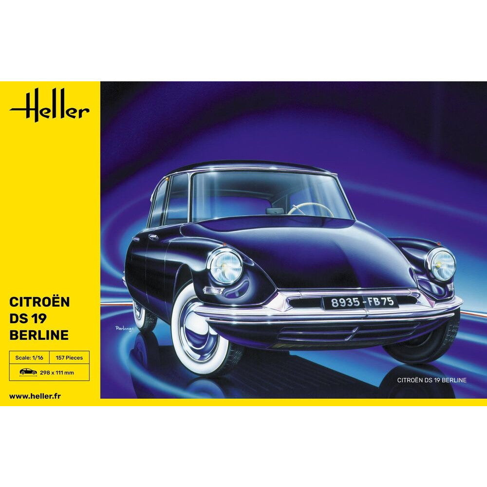 【新品即納】[PTM] (再販)1/16 シトロエン DS19 プラモデル(HE80795) Heller(エレール)(20250131)