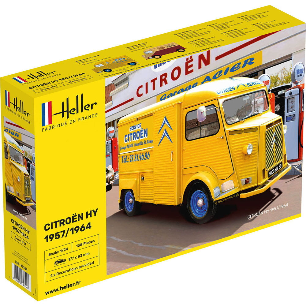 【新品即納】[PTM] (再販)1/24 1957/1964 シトロエン HY 商用バン プラモデル(HE80744) Heller(エレール)(20250131)