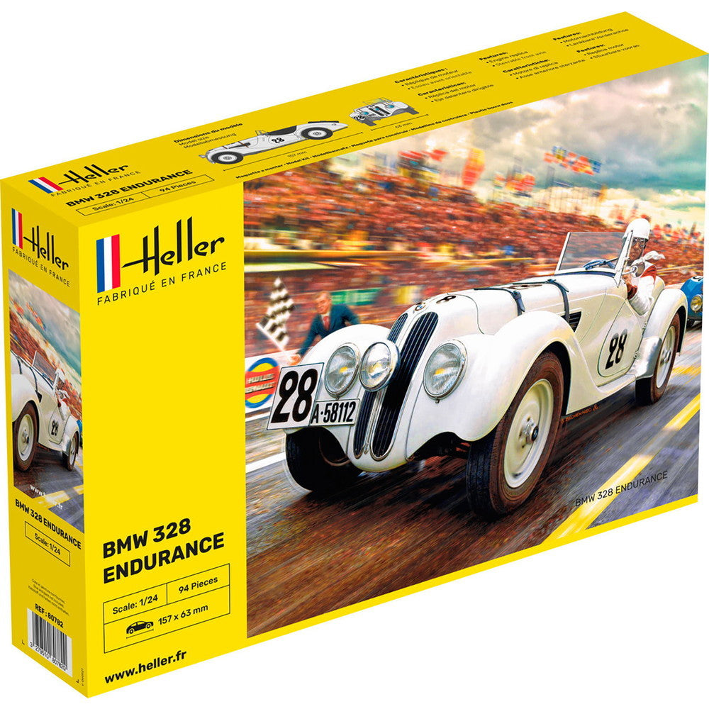 【新品即納】[PTM] (再販)1/24 BMW 328 ロードスター プラモデル(HE80782) Heller(エレール)(20250131)
